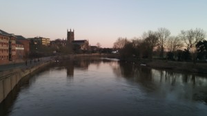 View of the River Severn from Worcester